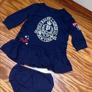 3-6 Month Baby Girl Polo RL Dress